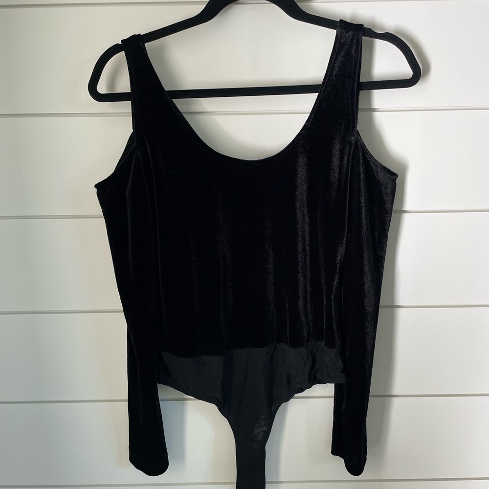 Sunset + Spring Velvet bodysuit